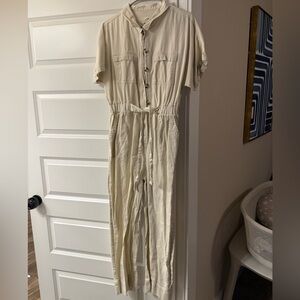 Universal Thread Cream Jumpsuit